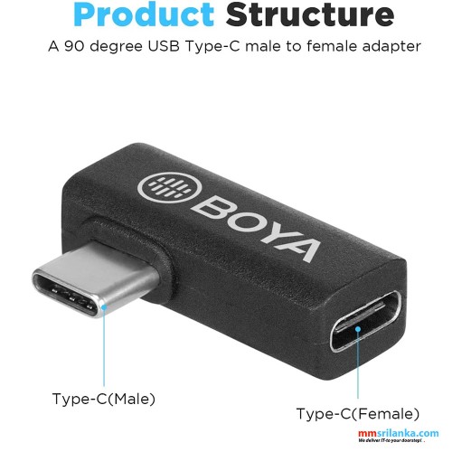 BOYA BY-K5 TYPE-C(M) TO TYPE-C(F) ADAPTER (6M)